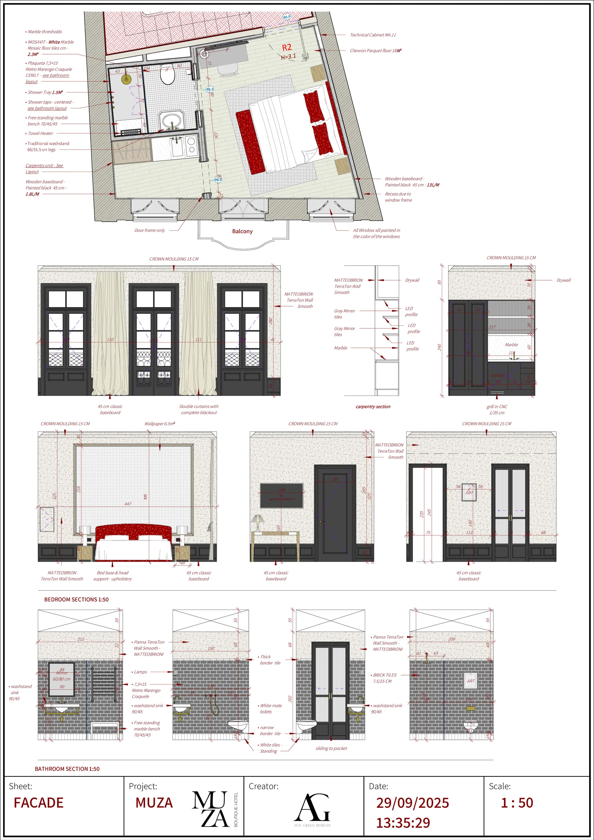 Muza Boutique hotel, Porto, Portugal — ARCHITECTURAL PLANNING (44)